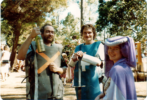 Mediaeval Fayre Bris '82 Gecko Auty and Ronni